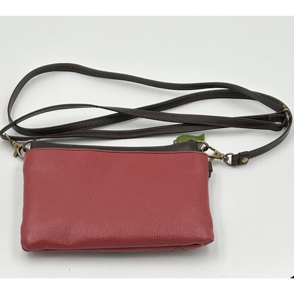 Chala Owl Crossbody Purse Women’s Pink Faux Leather Whimsical Small Bag - Picture 3 of 11